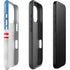 NFL Tennessee Titans White Striped iPhone 16 Pro Impact Case